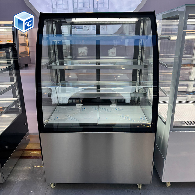 Case Fan - Двухуровневый коммерческий холодильник-витрина для тортов с