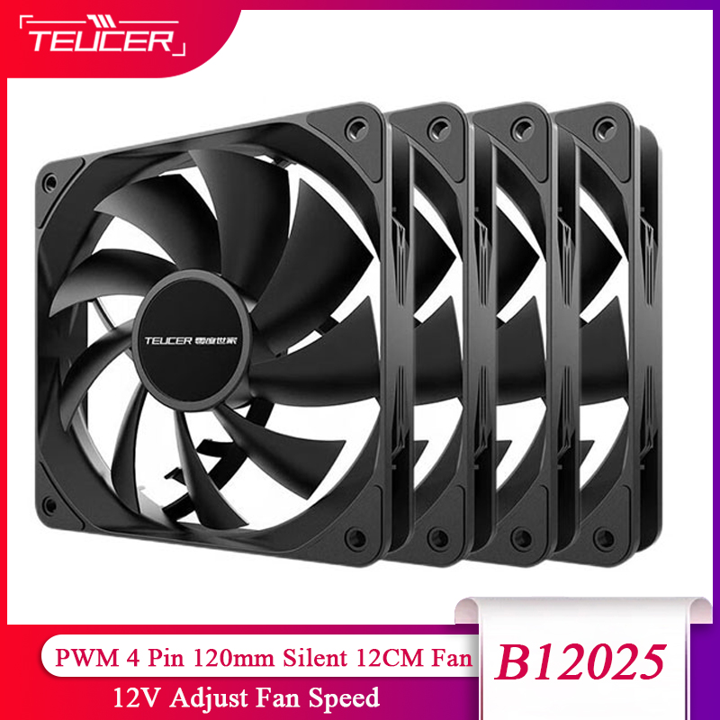 Gpu Cooler - TEUCER Вентилятор корпуса компьютера PWM 4-контактный
